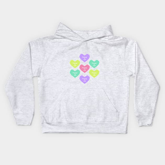 Feminist in heart Kids Hoodie by GlitterButt